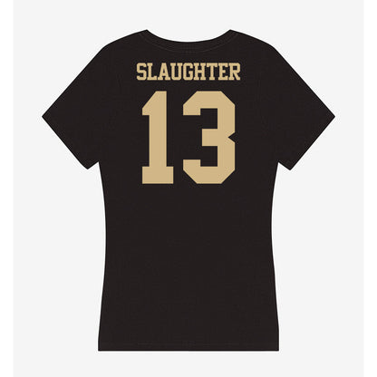 Purdue - NCAA Football : John Slaughter - Women's V-Neck T-Shirt-1