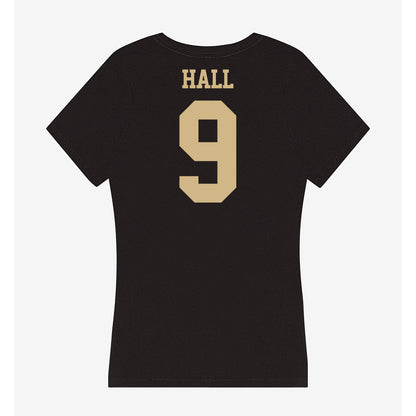 Purdue - NCAA Football : jalil hall - Women's V-Neck T-Shirt-1