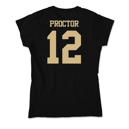Purdue - NCAA Women's Basketball : Aysia Proctor - Soft Style Women’s T-Shirt-1
