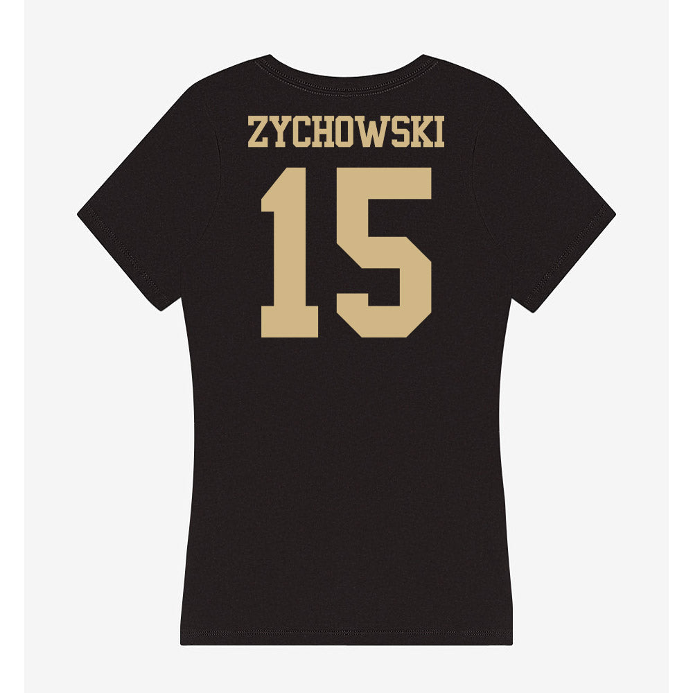 Purdue - NCAA Baseball : Zach Zychowski - Women's V-Neck T-Shirt-1