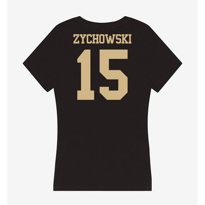 Purdue - NCAA Baseball : Zach Zychowski - Women's V-Neck T-Shirt-1
