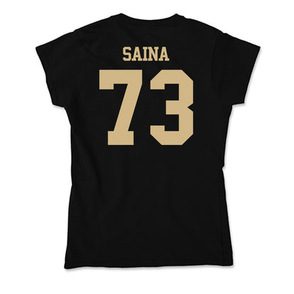 Purdue - NCAA Football : Makai Saina - Soft Style Women’s T-Shirt-1
