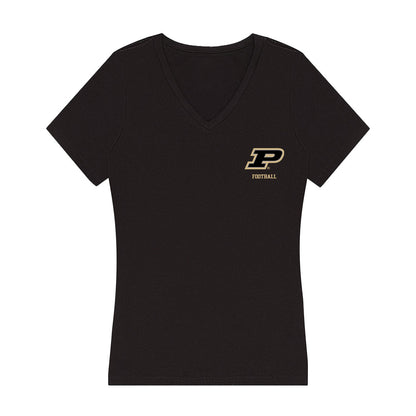 Purdue - NCAA Football : Hudson Miller - Women's V-Neck T-Shirt-0