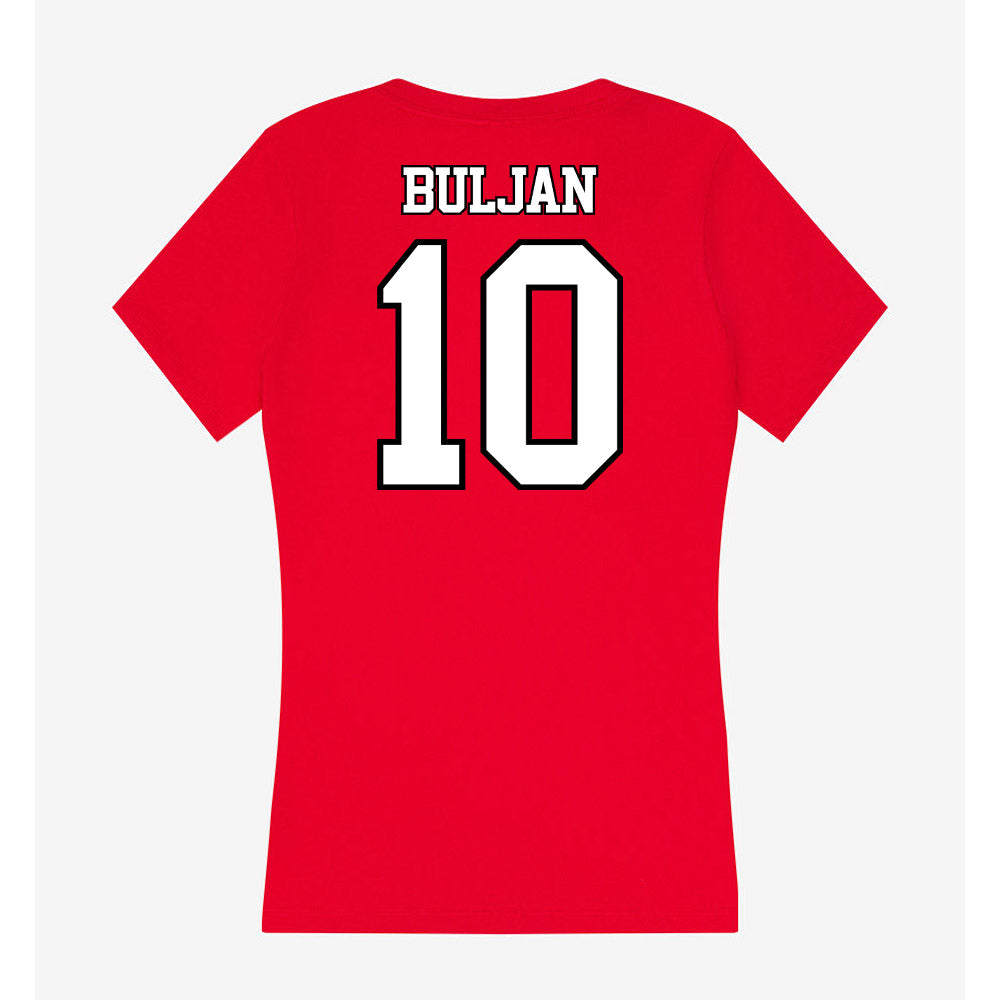 Maryland - NCAA Men's Basketball : Tomislav Buljan - Women's V-Neck T-Shirt-1
