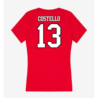 Maryland - NCAA Baseball : Ryan Costello - Women's V-Neck T-Shirt-1