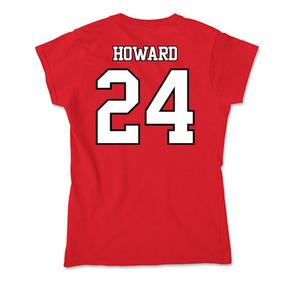 Maryland - NCAA Football : Iverson Howard - Soft Style Women’s T-Shirt-1