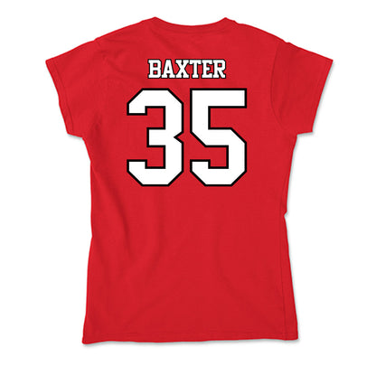 Maryland - Men's Basketball Alumni : Lonny Baxter - Soft Style Women’s T-Shirt-1