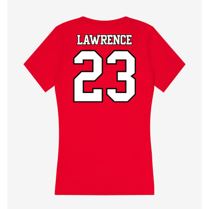 Maryland - NCAA Football : Max Lawrence - Women's V-Neck T-Shirt-1