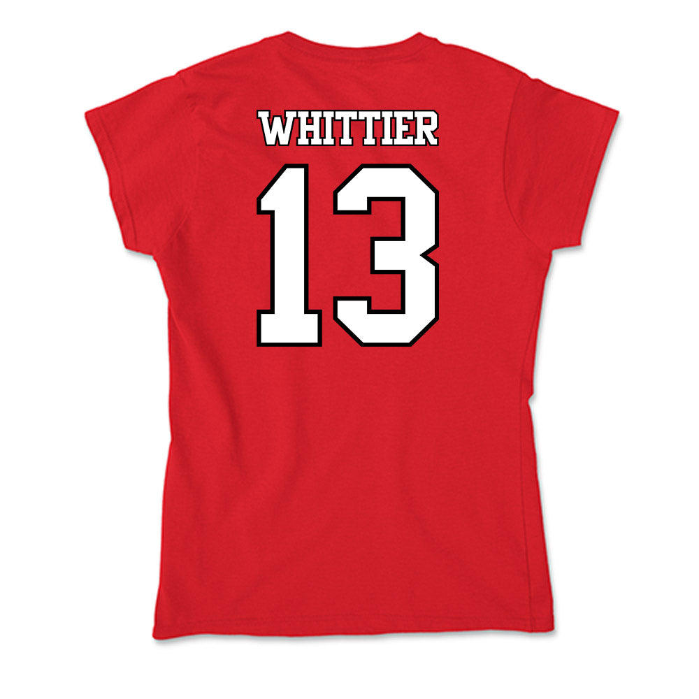 Maryland - NCAA Men's Lacrosse : Zach Whittier - Soft Style Women’s T-Shirt-1
