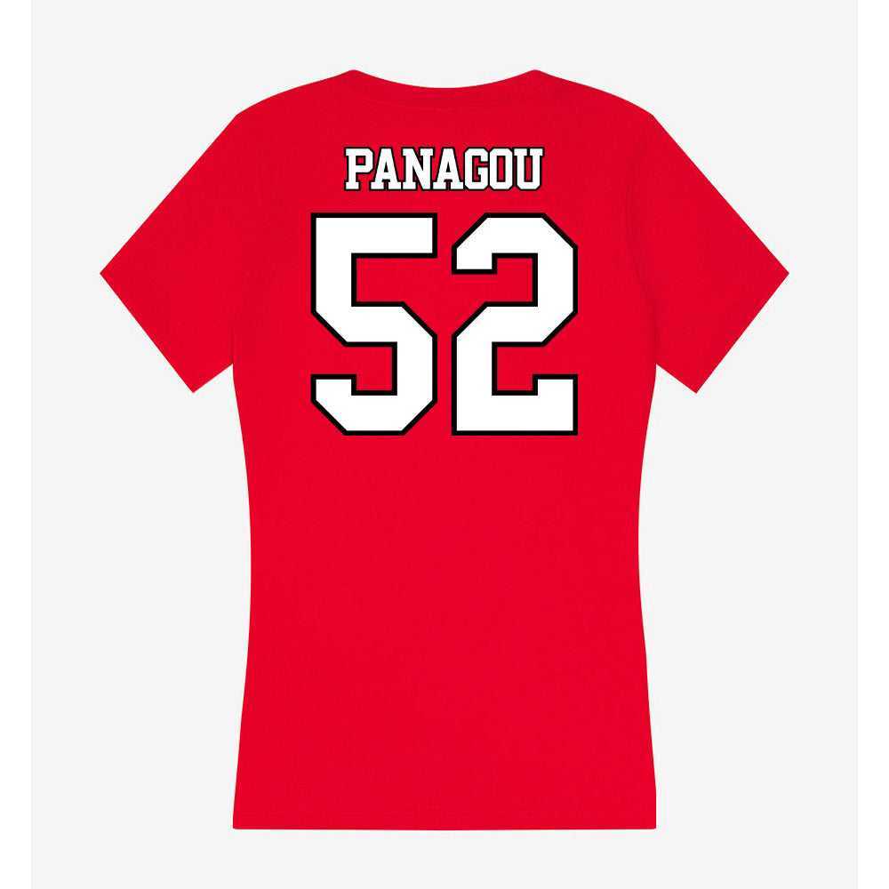 Maryland - undefined : Jon Panagou - Women's V-Neck T-Shirt-1