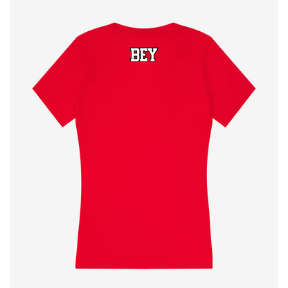 Maryland - NCAA Women's Track & Field : Kanai Bey - Women's V-Neck T-Shirt-1