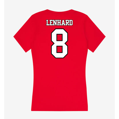 Maryland - NCAA Women's Soccer : Emily Lenhard - Women's V-Neck T-Shirt-1