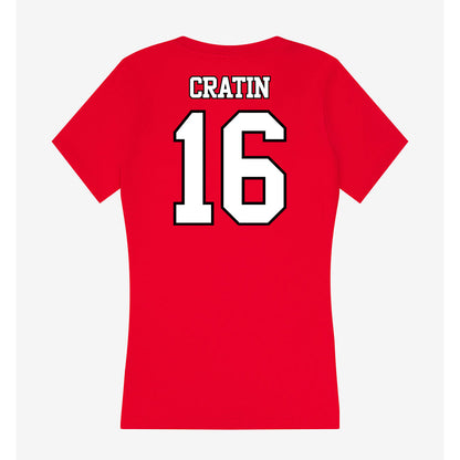 Maryland - NCAA Women's Lacrosse : Jenna Cratin - Women's V-Neck T-Shirt-1