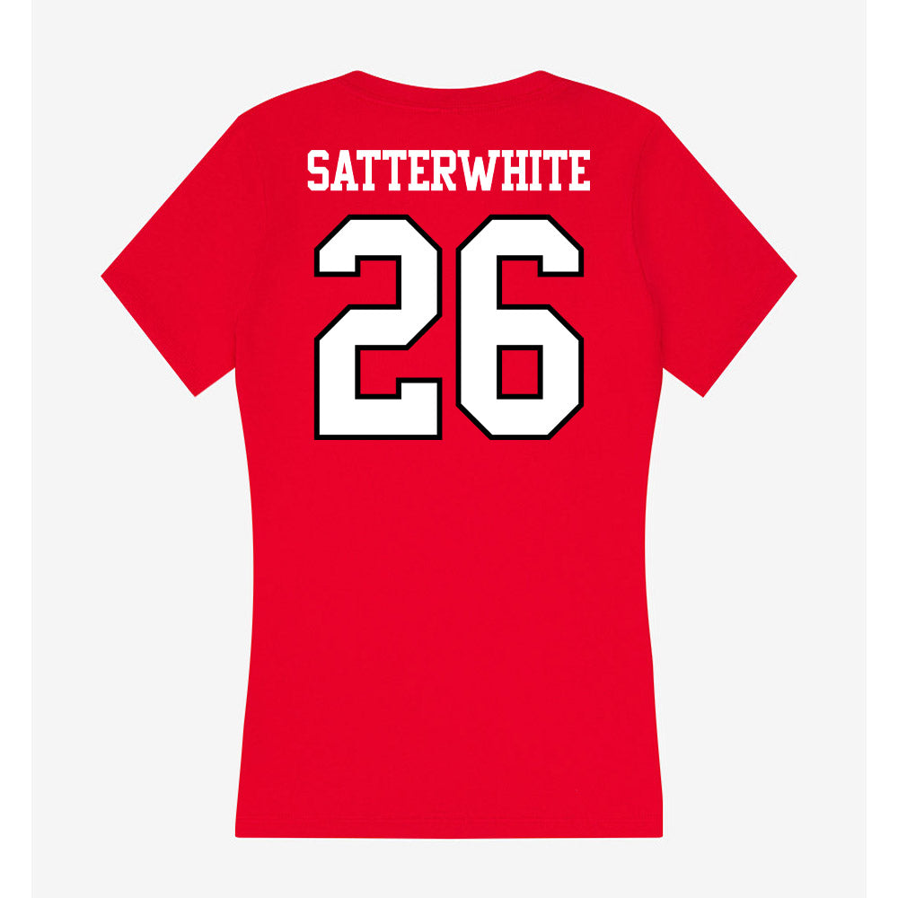 Maryland - NCAA Football : Hakim Satterwhite - Women's V-Neck T-Shirt-1