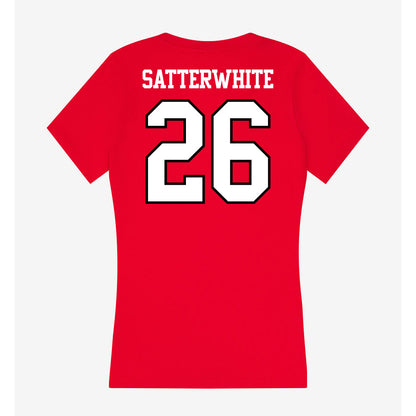 Maryland - NCAA Football : Hakim Satterwhite - Women's V-Neck T-Shirt-1