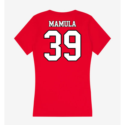 Maryland - NCAA Baseball : Peyton Mamula - Women's V-Neck T-Shirt-1