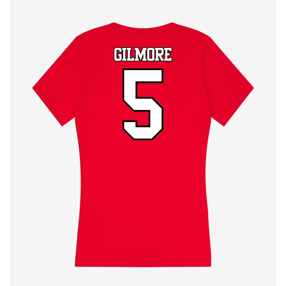 Maryland - NCAA Women's Lacrosse : Kayla Gilmore - Women's V-Neck T-Shirt-1