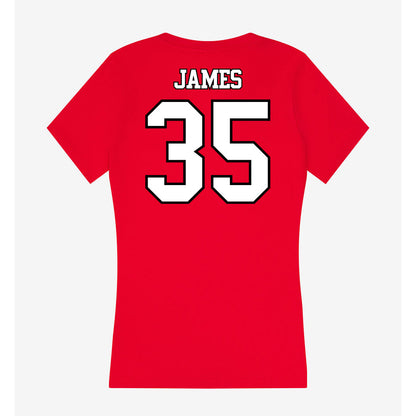 Maryland - undefined : Keyari James - Women's V-Neck T-Shirt-1