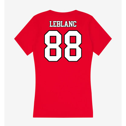Maryland - undefined : Derrick LeBlanc - Women's V-Neck T-Shirt-1