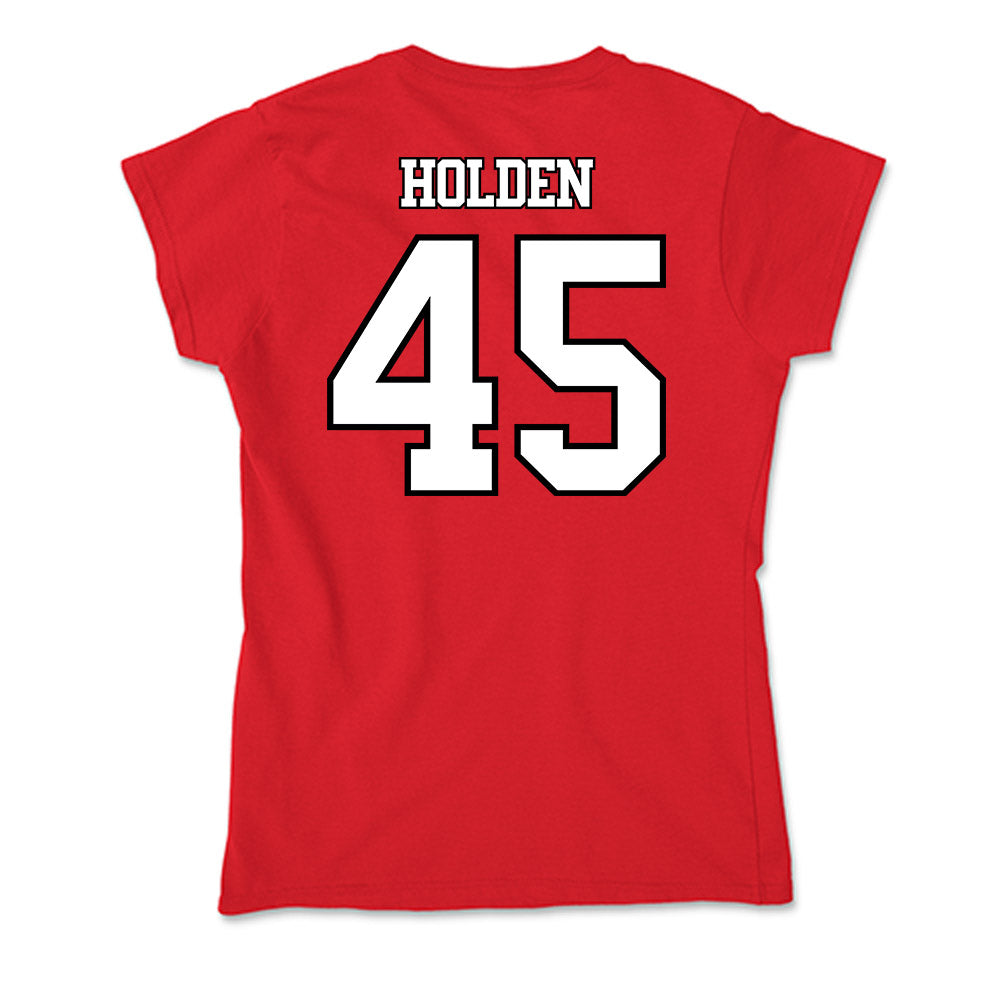 Maryland - Men's Basketball Alumni : Tahj Holden - Soft Style Women’s T-Shirt-1