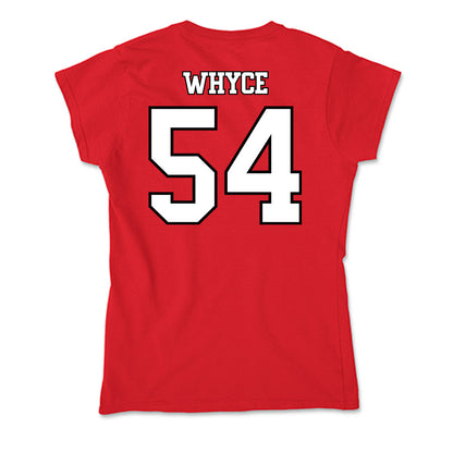Maryland - NCAA Football : JaMarcus Whyce - Soft Style Women’s T-Shirt-1