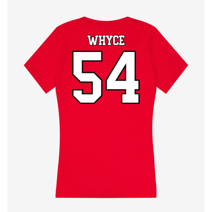 Maryland - NCAA Football : JaMarcus Whyce - Women's V-Neck T-Shirt-1
