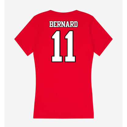 Maryland - NCAA Women's Soccer : Drew Bernard - Women's V-Neck T-Shirt-1