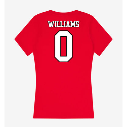 Maryland - NCAA Football : DeJuan Williams - Women's V-Neck T-Shirt-1
