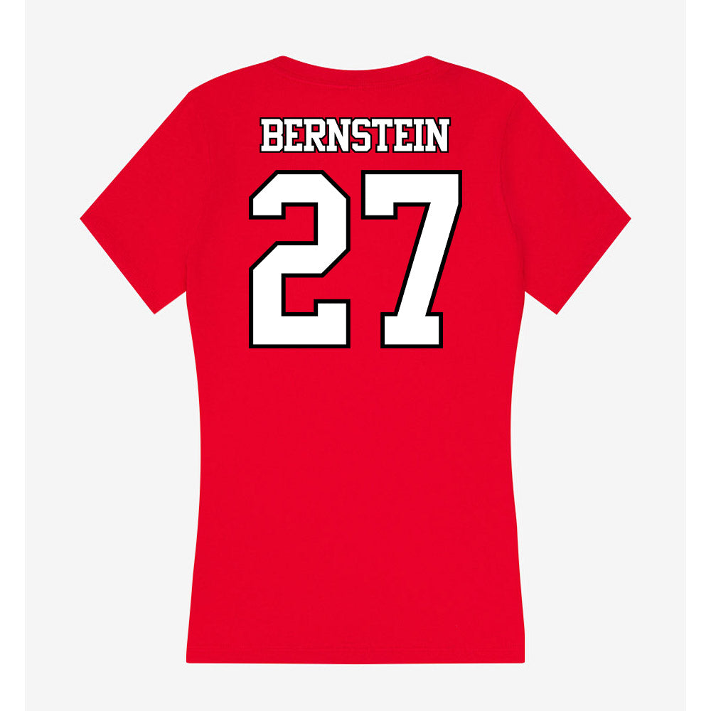 Maryland - NCAA Men's Soccer : Henry Bernstein - Women's V-Neck T-Shirt-1