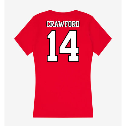 Maryland - NCAA Women's Volleyball : Ellis Crawford - Women's V-Neck T-Shirt-1