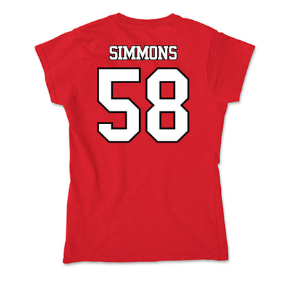 Maryland - NCAA Football : Joshua Simmons - Soft Style Women’s T-Shirt-1