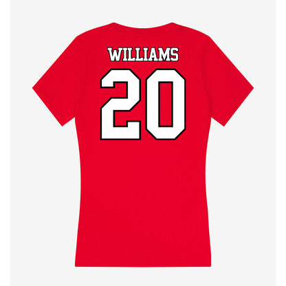 Maryland - NCAA Football : DeJuan Williams - Women's V-Neck T-Shirt-1