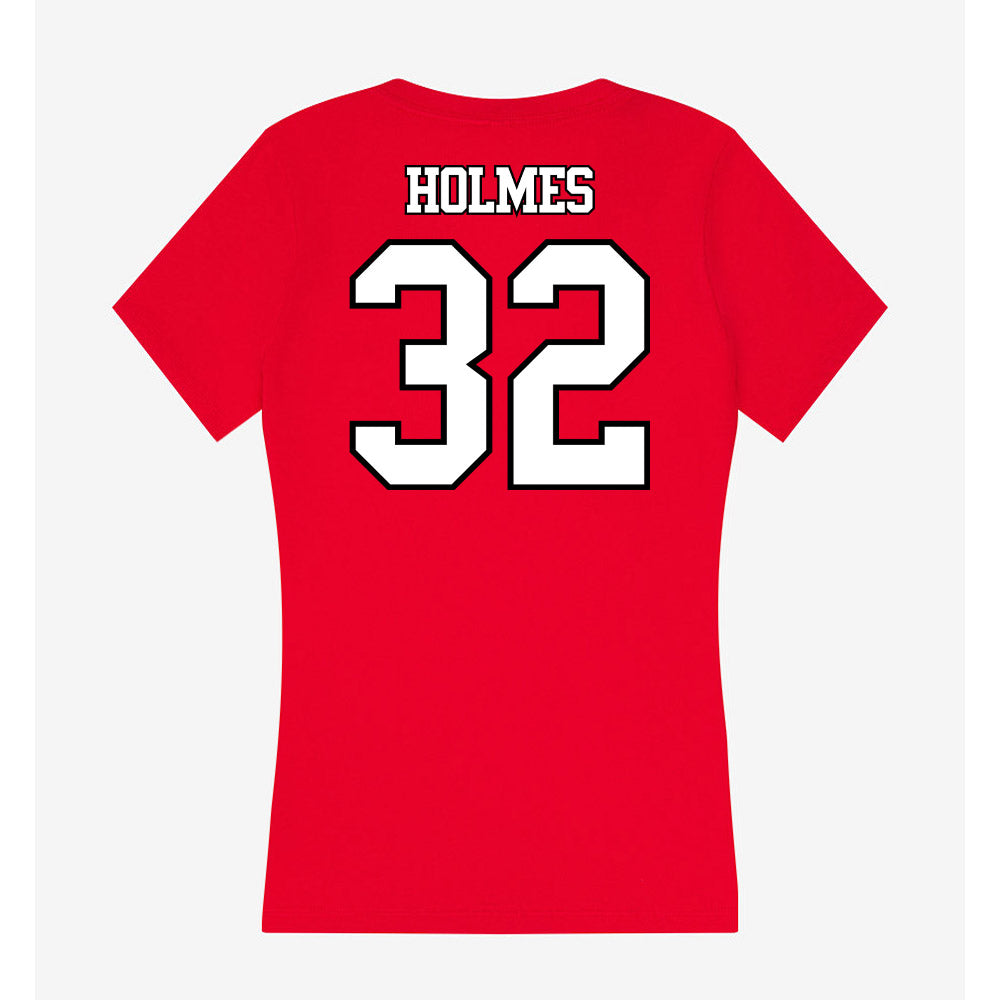 Maryland - NCAA Women's Lacrosse : Catie Holmes - Women's V-Neck T-Shirt-1