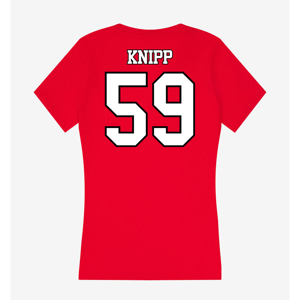 Maryland - NCAA Football : Rory Knipp - Women's V-Neck T-Shirt-1