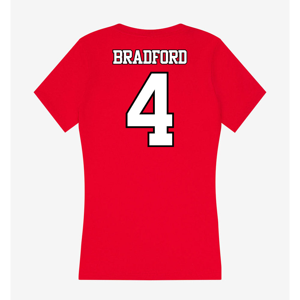 Maryland - NCAA Women's Field Hockey : Maci Bradford - Women's V-Neck T-Shirt-1