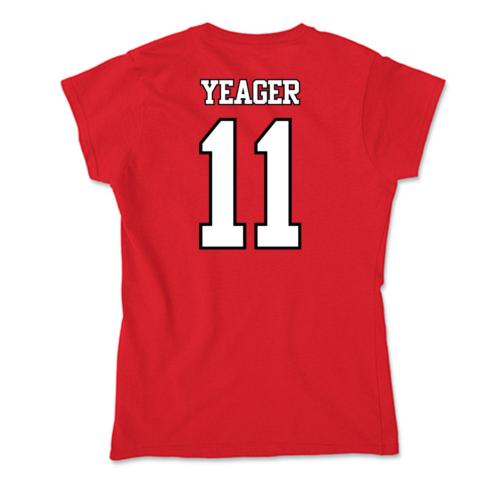 Maryland - NCAA Baseball : Jake Yeager - Soft Style Women’s T-Shirt-1