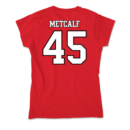Maryland - NCAA Men's Basketball : Collin Metcalf - Soft Style Women’s T-Shirt-1