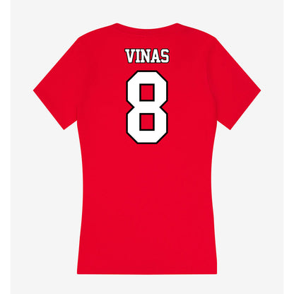 Maryland - NCAA Women's Soccer : Sofi Vinas - Women's V-Neck T-Shirt-1