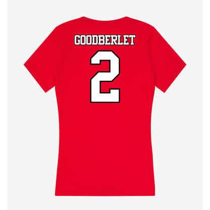Maryland - NCAA Men's Lacrosse : Grady Goodberlet - Women's V-Neck T-Shirt-1