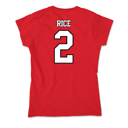 Maryland - NCAA Men's Basketball : Myles Rice - Soft Style Women’s T-Shirt-1