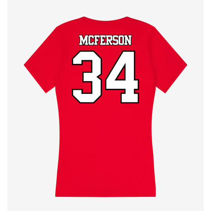 Maryland - NCAA Football : Bryce McFerson - Women's V-Neck T-Shirt-1