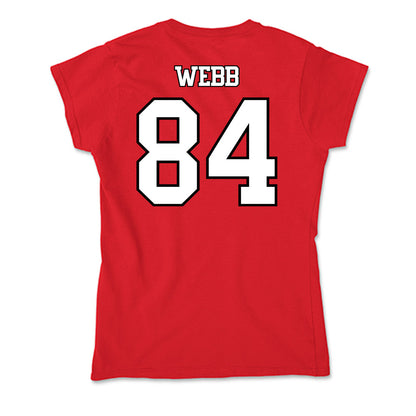 Maryland - NCAA Football : Kaleb Webb - Soft Style Women’s T-Shirt-1