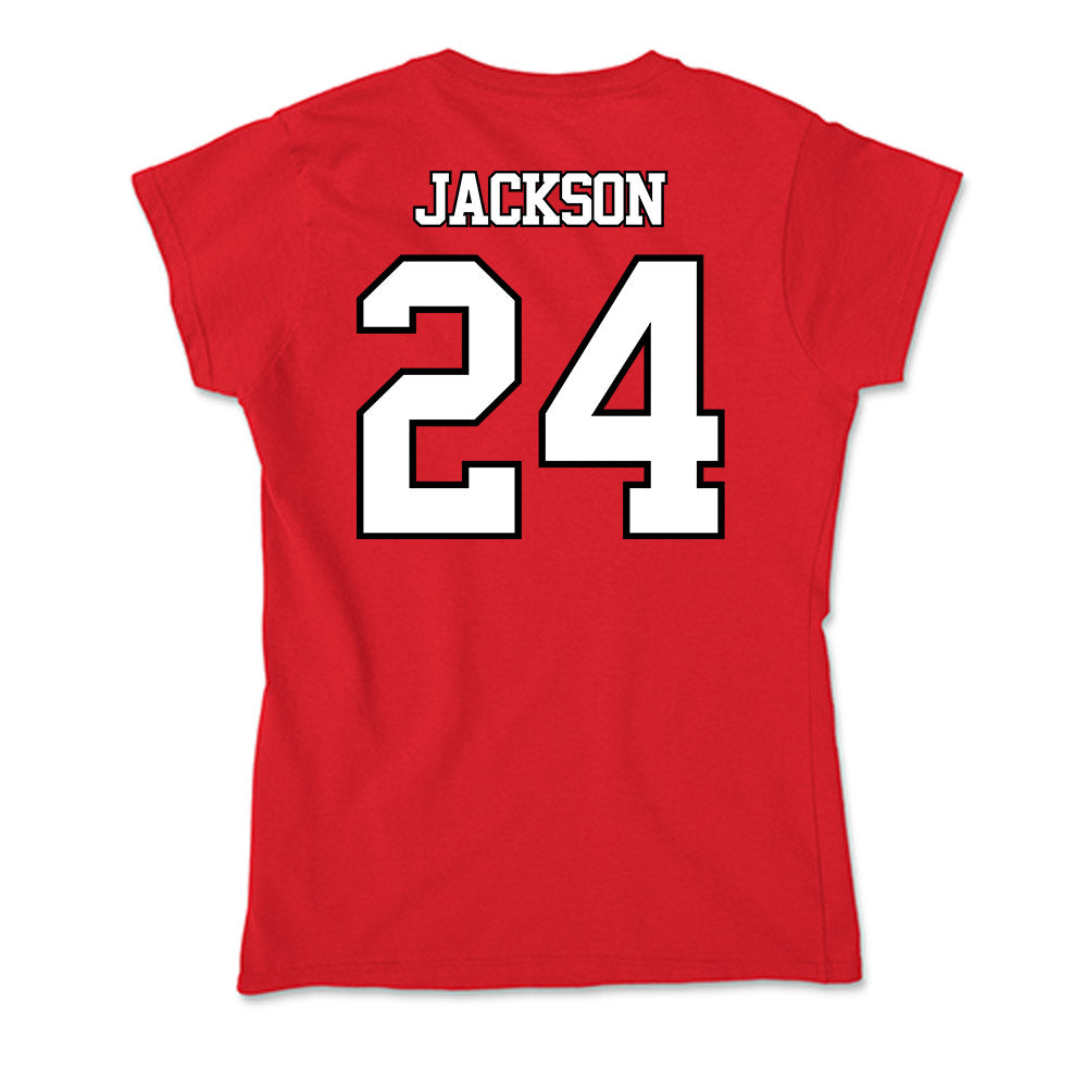 Maryland - NCAA Football : Amari Jackson - Soft Style Women’s T-Shirt-1