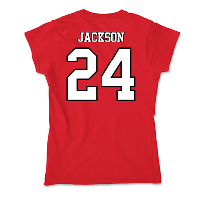 Maryland - NCAA Football : Amari Jackson - Soft Style Women’s T-Shirt-1