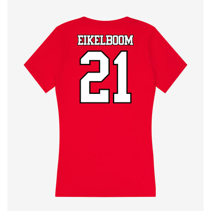 Maryland - NCAA Women's Field Hockey : Djuna Eikelboom - Women's V-Neck T-Shirt-1