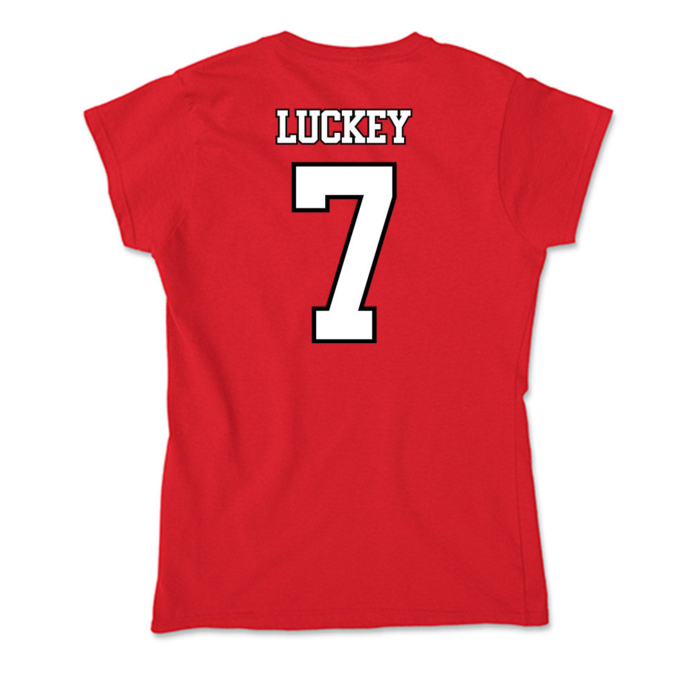 Maryland - NCAA Women's Soccer : Faith Luckey - Soft Style Women’s T-Shirt-1
