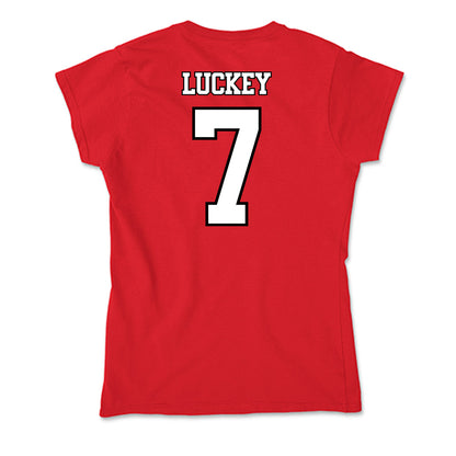 Maryland - NCAA Women's Soccer : Faith Luckey - Soft Style Women’s T-Shirt-1