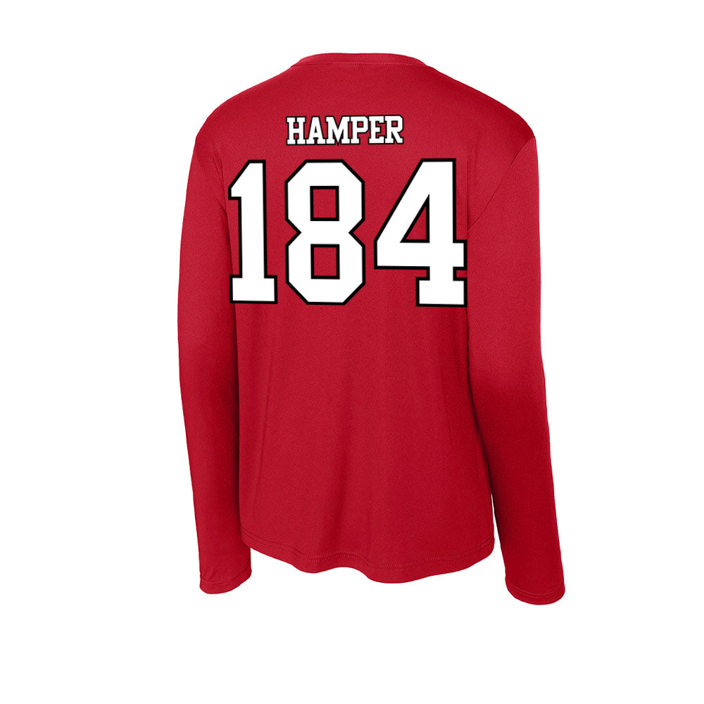 Maryland - NCAA Wrestling : Landon Hamper - Activewear Long Sleeve T-Shirt-1