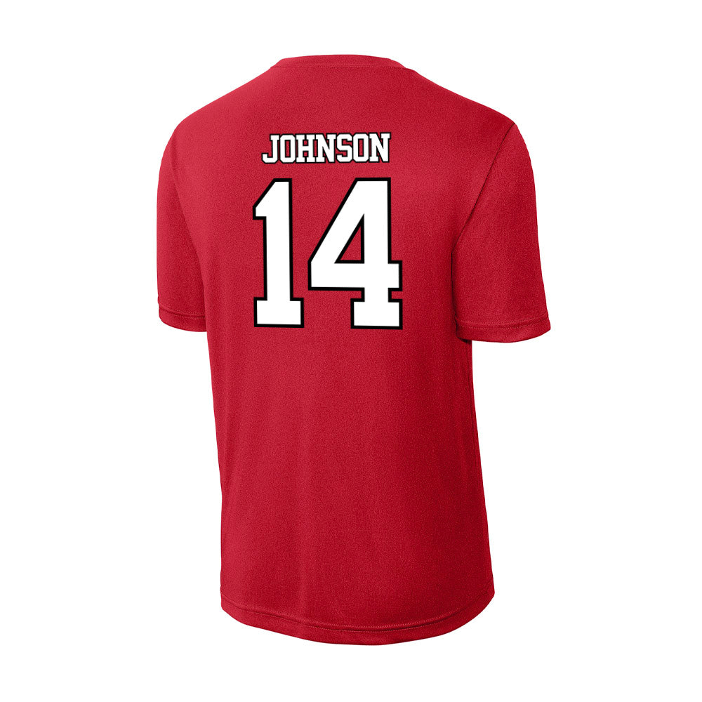 Maryland - NCAA Football : Sean Johnson - Activewear T-Shirt-1