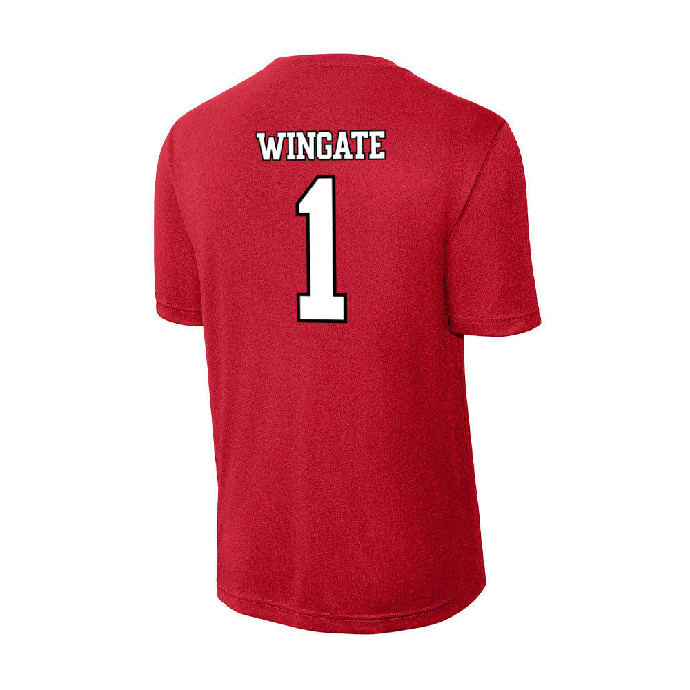 Maryland - NCAA Football : Daniel Wingate - Activewear T-Shirt-1
